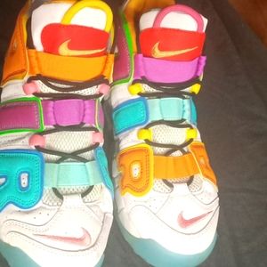 Multicolor uptempo 96 Nikes